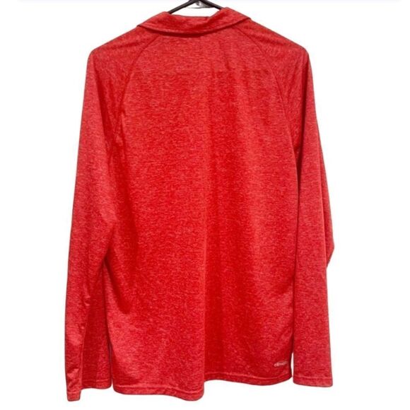 NWOT Adidas Portland Trail Blazers Red Quarter-Zip Pullover — Size M - Picture 3 of 5